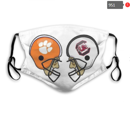 NCAA Clemson Tigers #2 Dust mask with filter->ncaa dust mask->Sports Accessory
